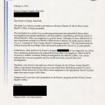 El Paso County Sheriff's Department Termination Letter