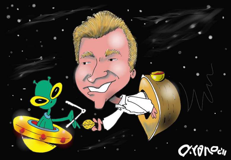 UFOLOGIST Toon Chuck Zukowski UFO/Paranormal Investigations Chuck