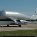 Close-up of the Aero Spacelines 377SGT Super Guppy