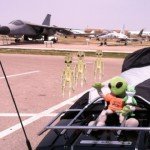 Me, Mr. Kalupa and his buddy from Geico, picked up some friends at Ellsworth Air Force Base in Rapid City.