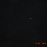 UFO at Sturgis? Nope, someone had set off a Chinese Lantern during the rally. During a fire ban, that's not a good idea, if caught, there are hefty fines.