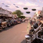 In 2011 over 416,727 visitors attended the Sturgis week rally. In 2012 visitors came from all corners to share in all the excitment and I'm guessing attendance will exceed 2011.