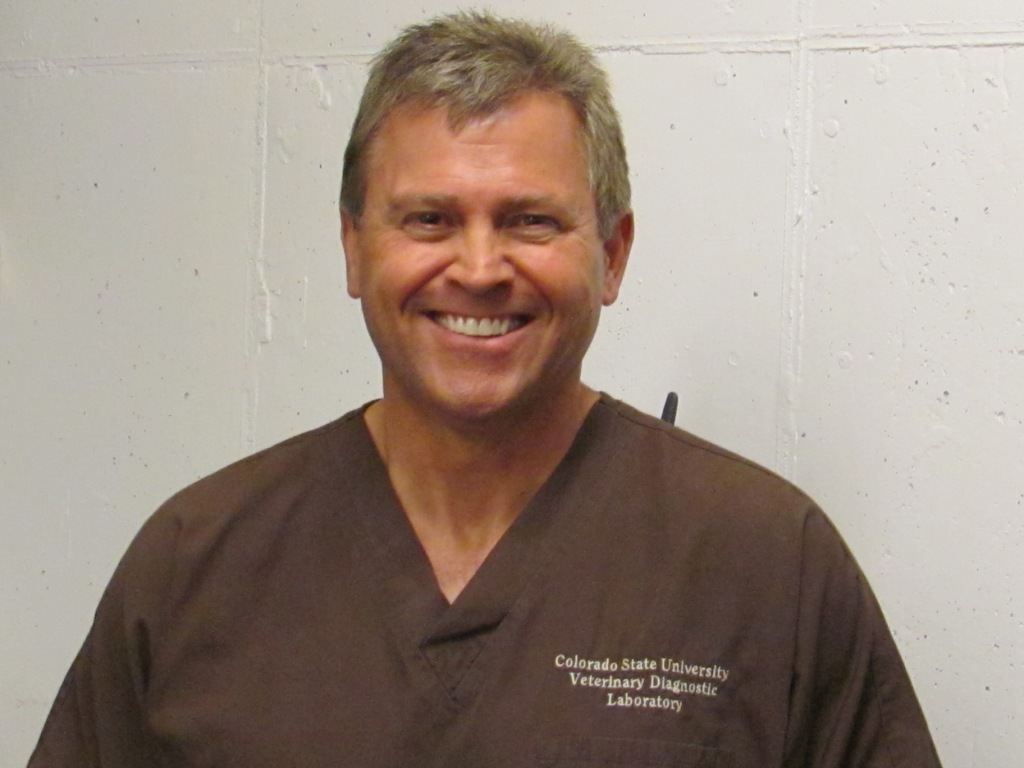Chuck Zukowski at Colorado State University Veterinary Lab